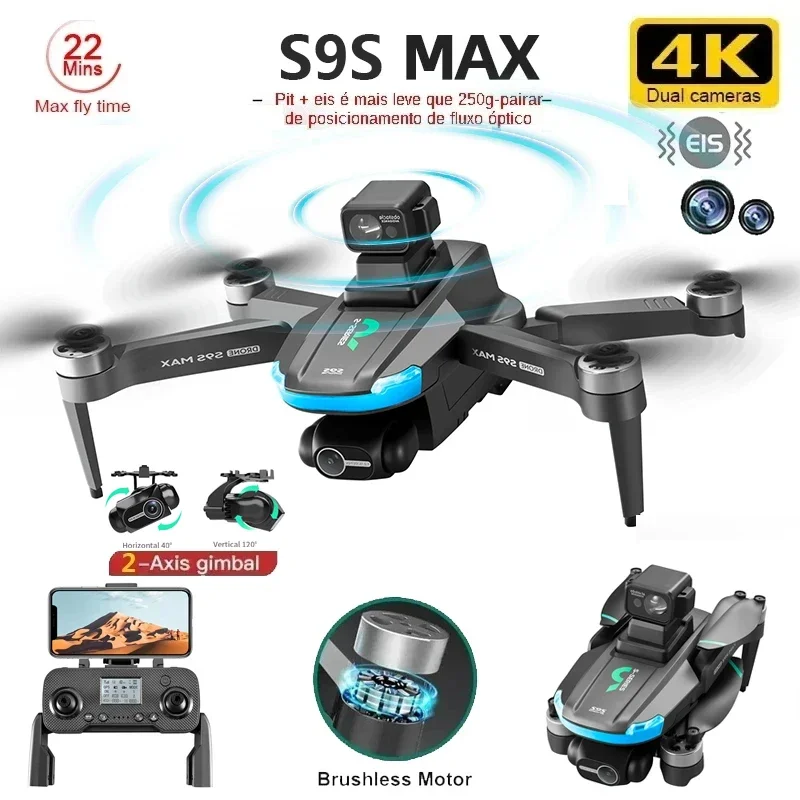 Drone Camera Hd - جديد S9S ماكس طائرة صغيرة بدون