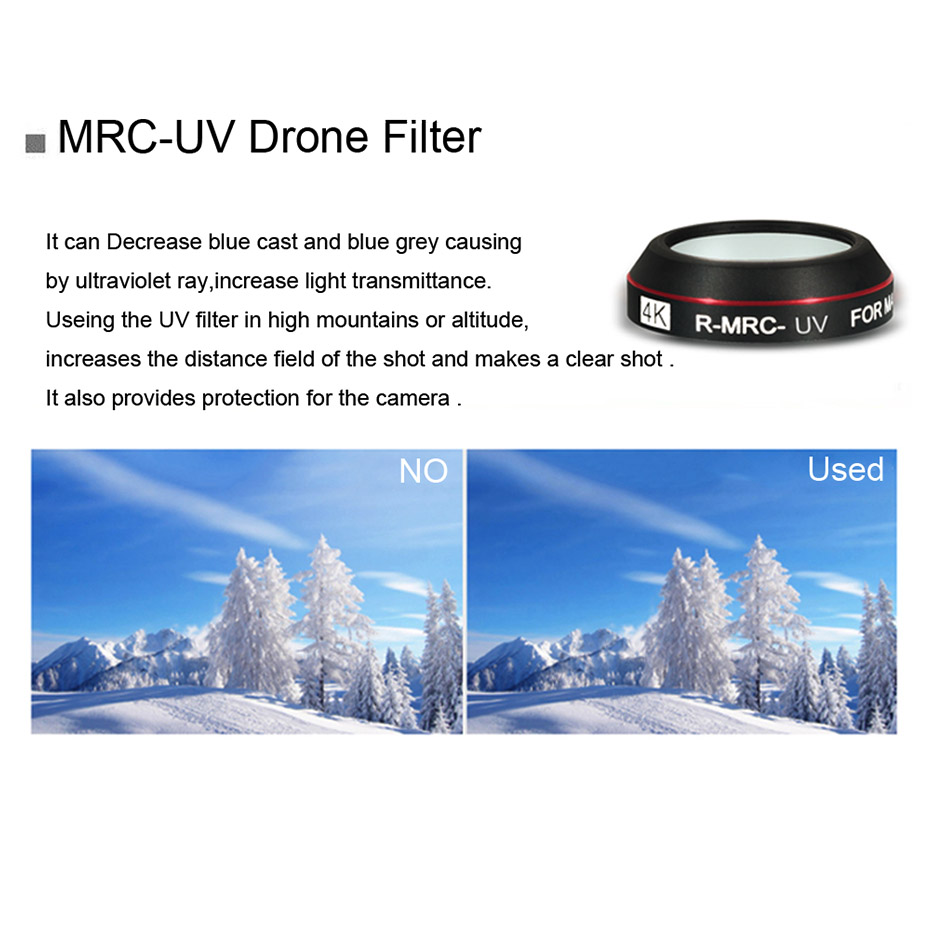 بدون طيار تصفية ل DJI Mavic بر - مراجعة Drone Camera Filter وسعره