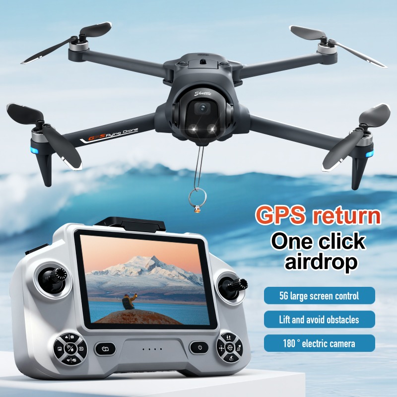طائرة بدون طيار صغيرة جديدة YL - مراجعة Drone Camera With Gimbal وسعره
